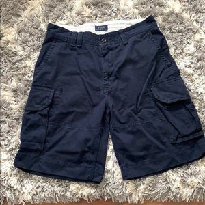 Navy Blue Cargo Shorts